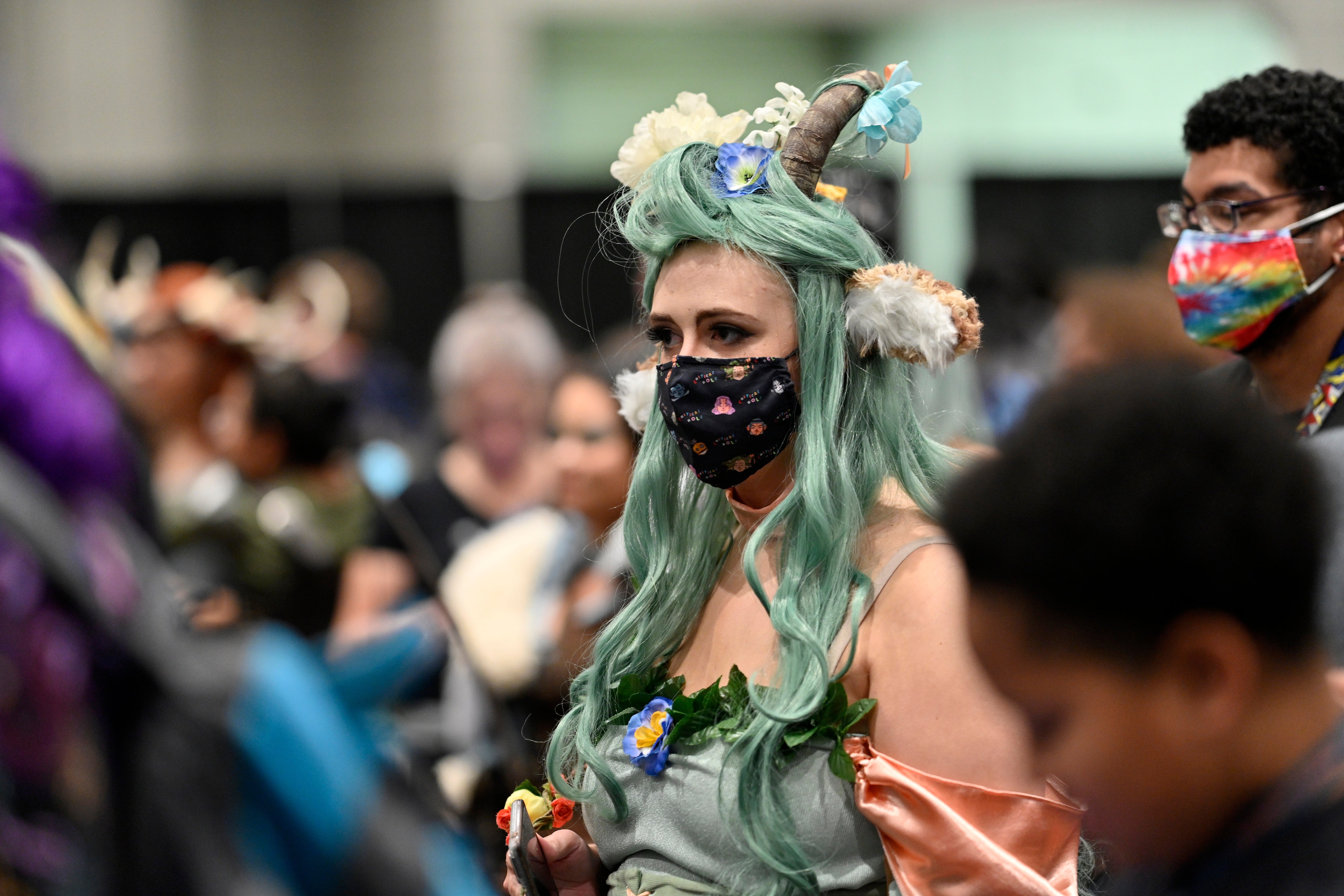 Photos of cosplayers