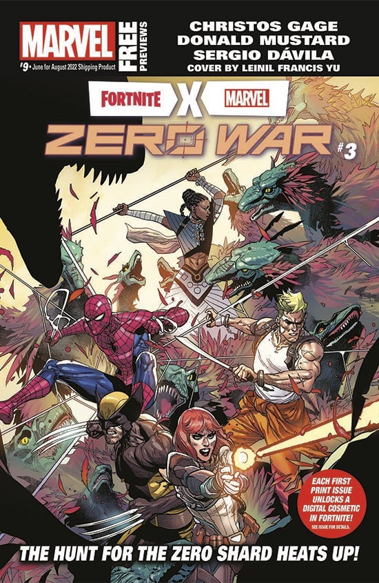 Marvel Comics June 22 catalog