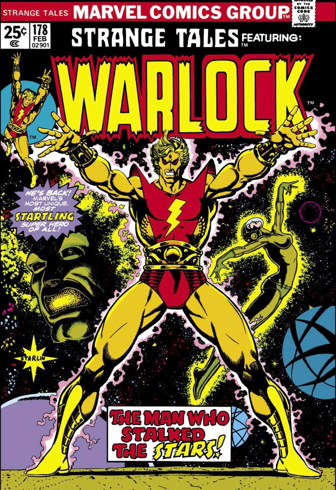 The beginning of Jim Starlin's run on Warlock