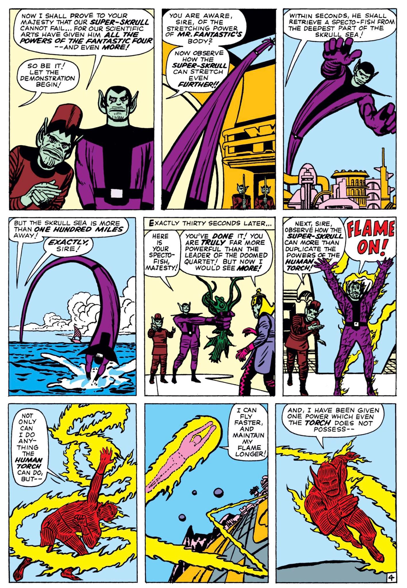 Debut of the Super-Skrull