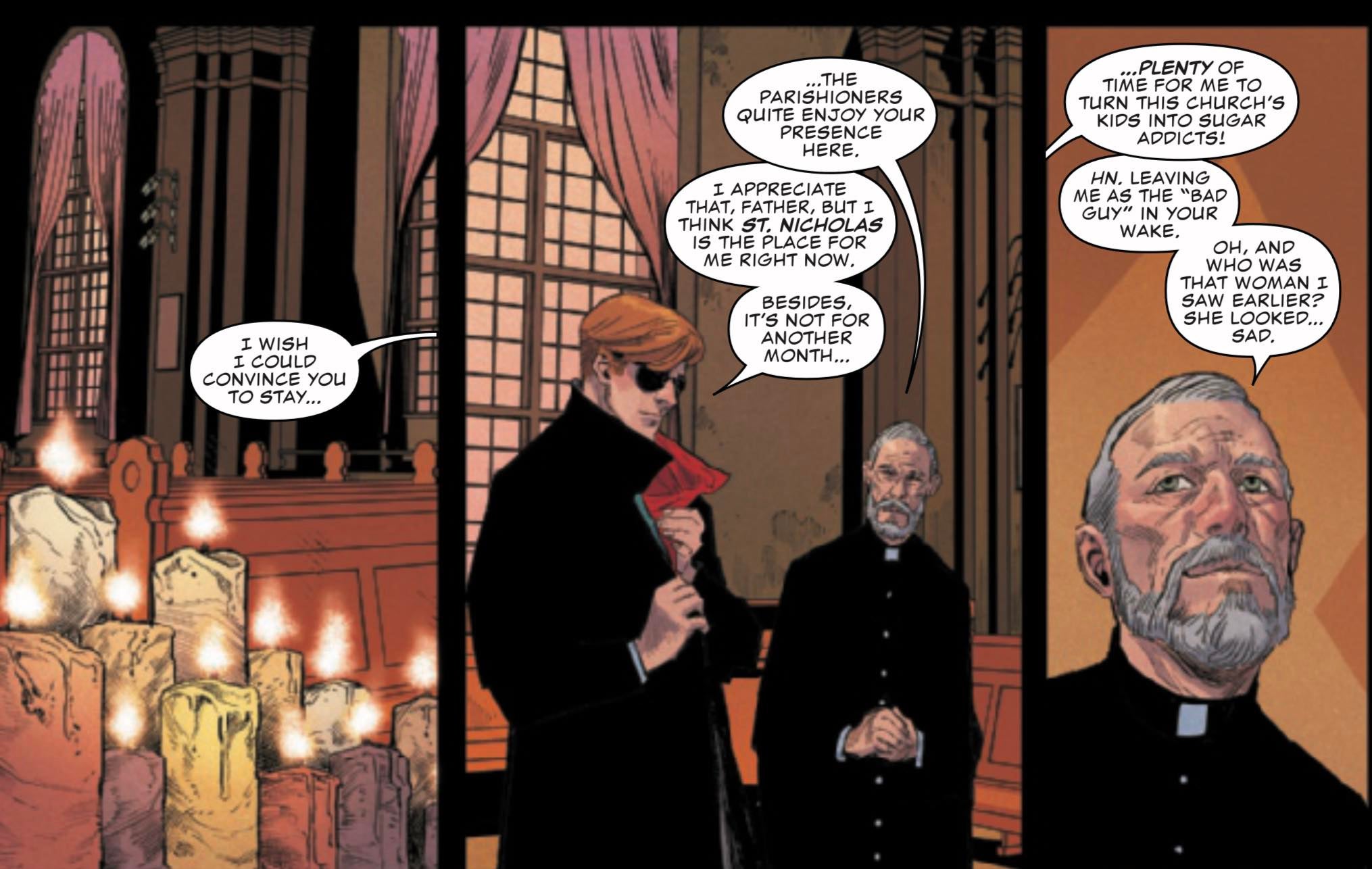 Matt Murdock as a priest