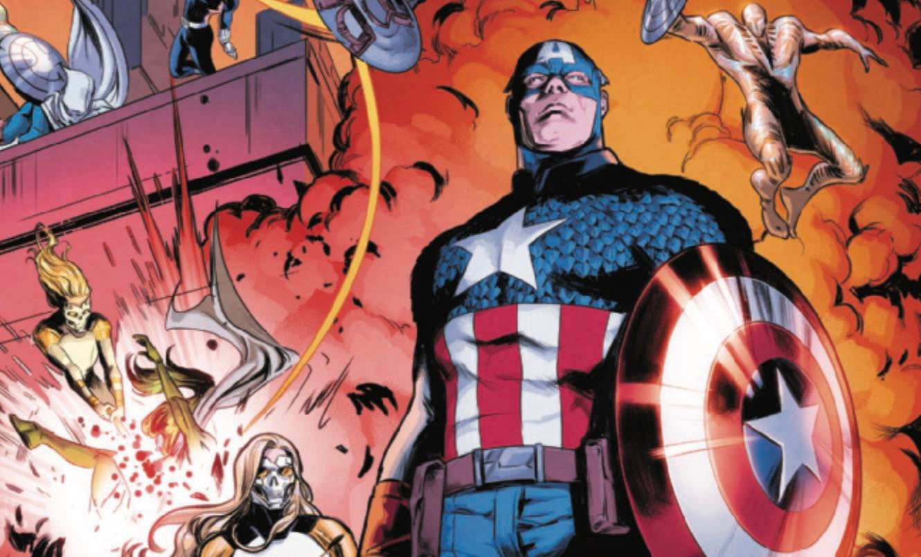 Captain America Finale #1 splash page image cropped