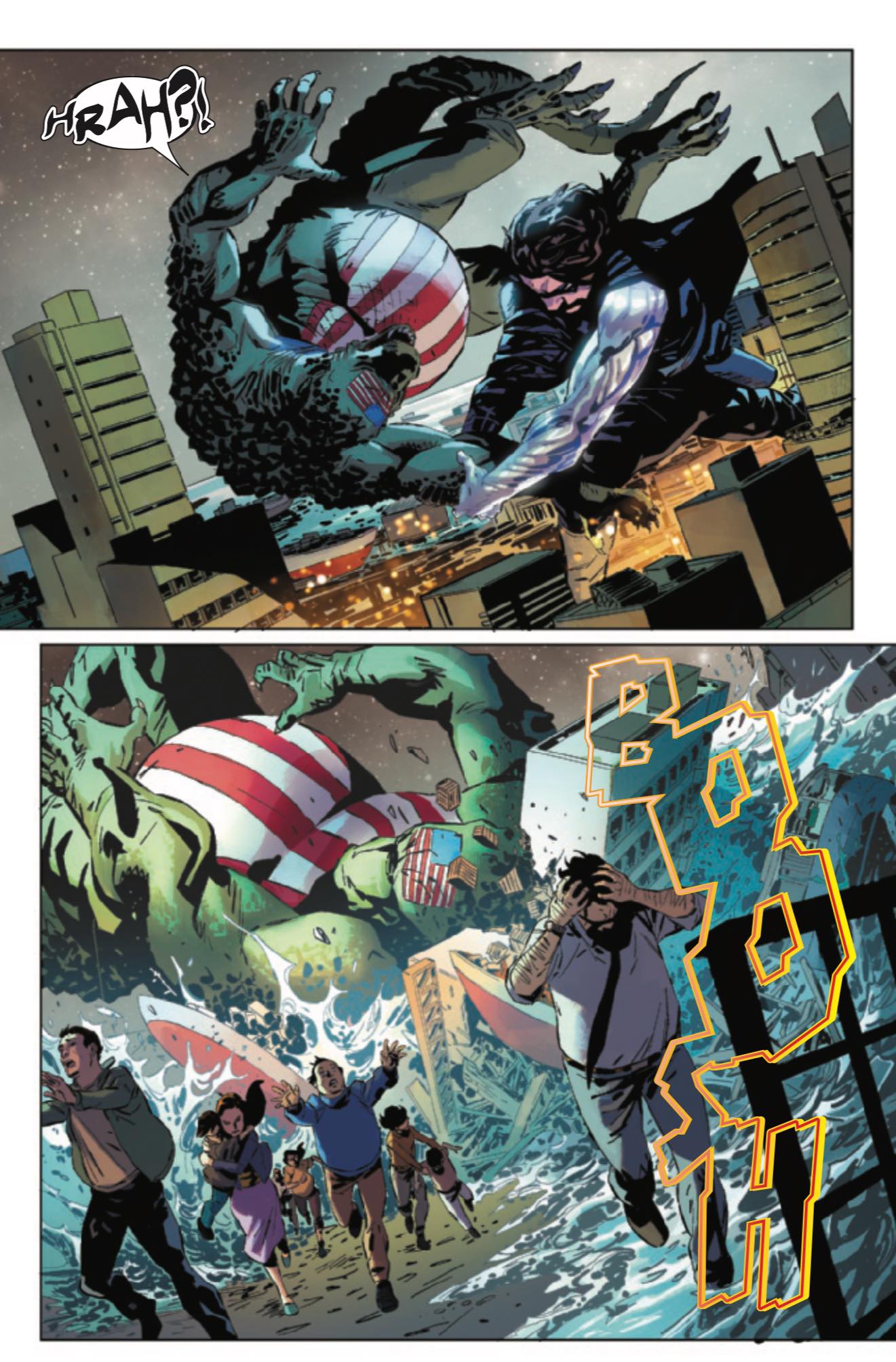 Bucky vs. American Kaiju