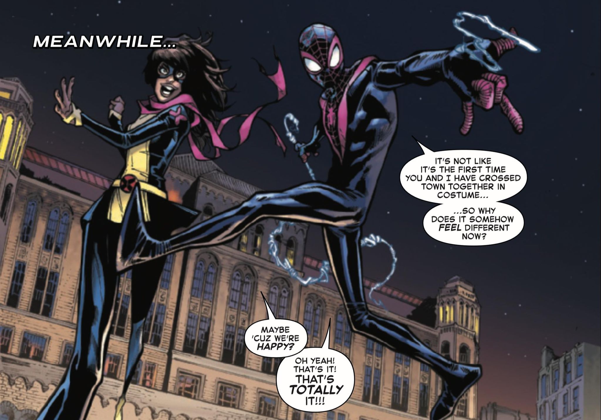 Miles Morales and Kamala Khan