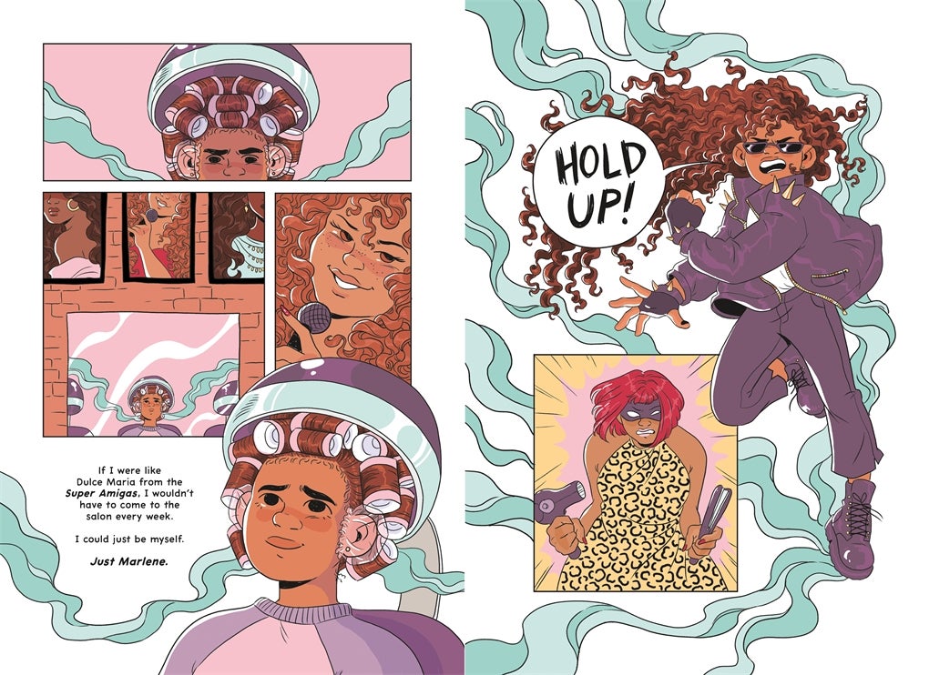 Internal pages from Frizzy