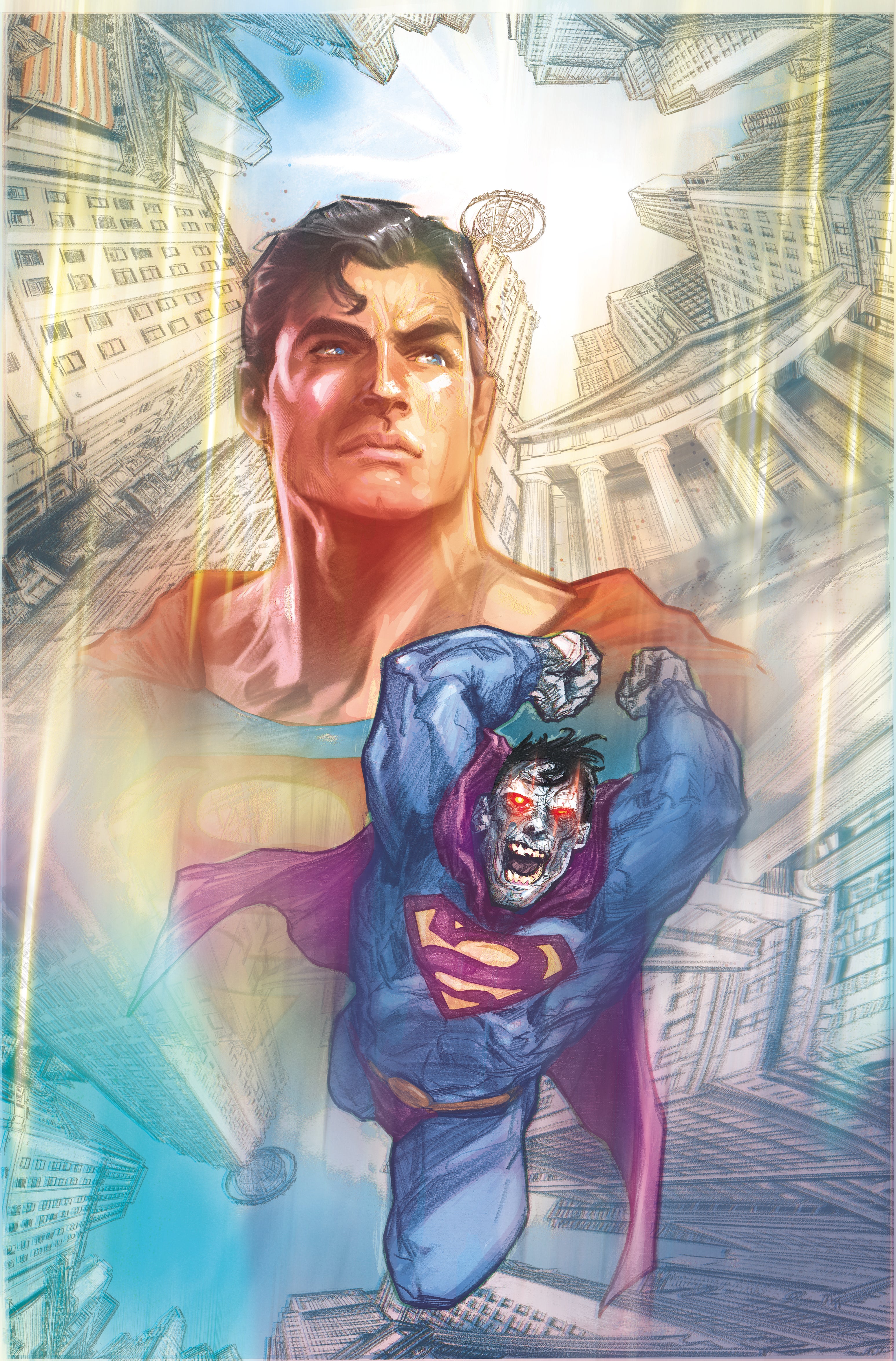 Action Comics variant featuring Superman and Bizarro