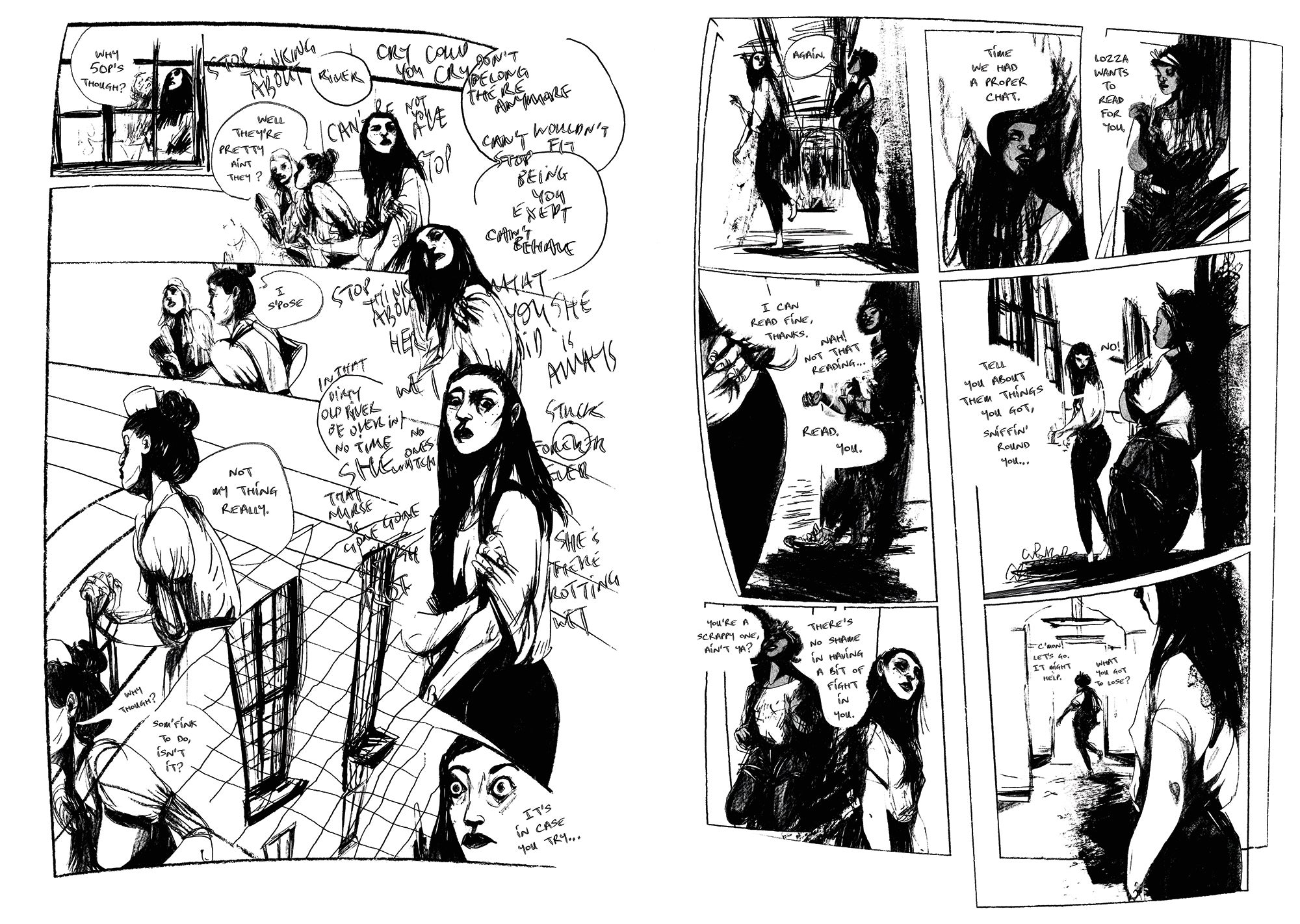 Interior graphic novel pages