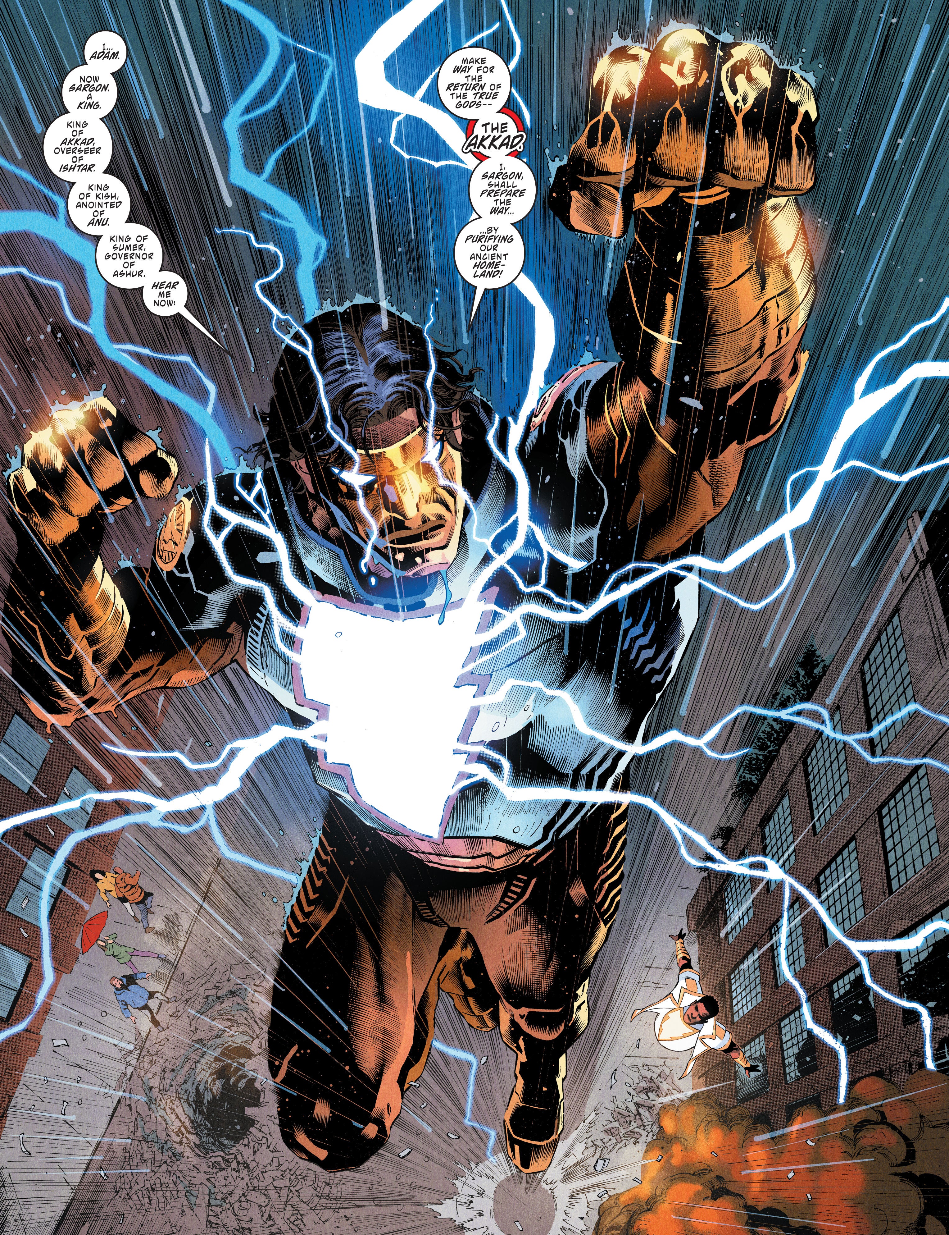 Black Adam is possessed by the Akkad