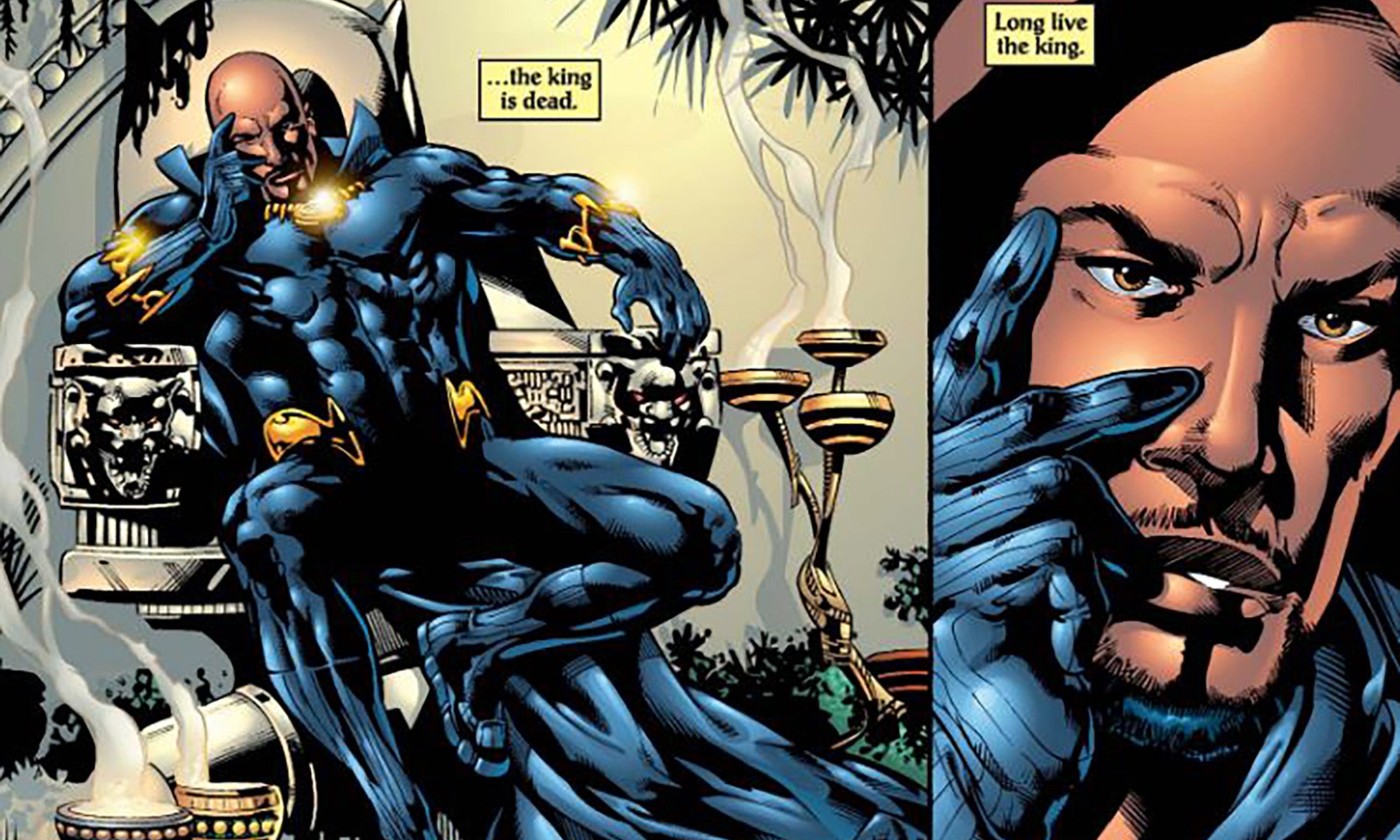 T'Challa ponders something dreadful.