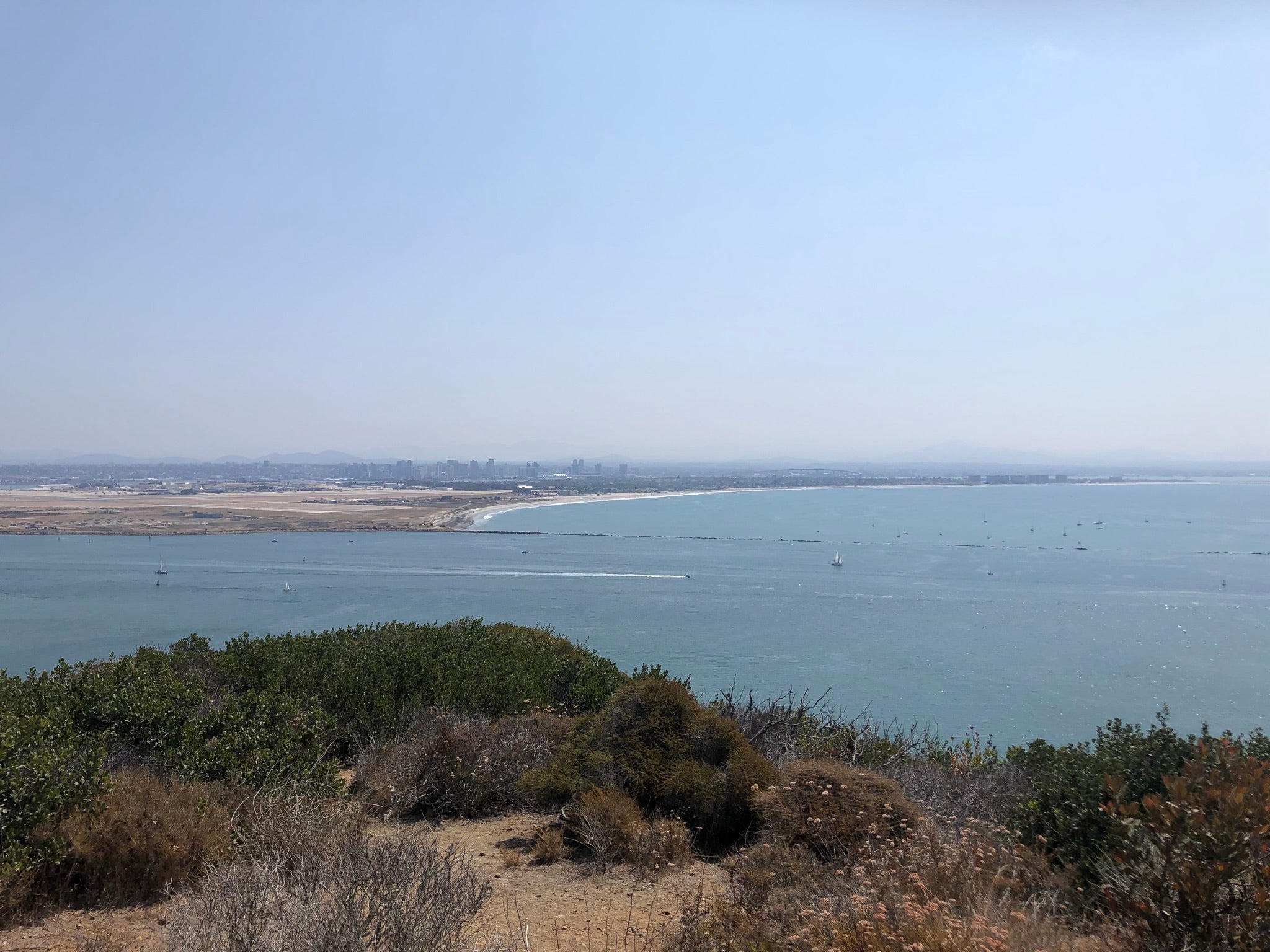 View of Coronado Island at Cabrillo National Monument