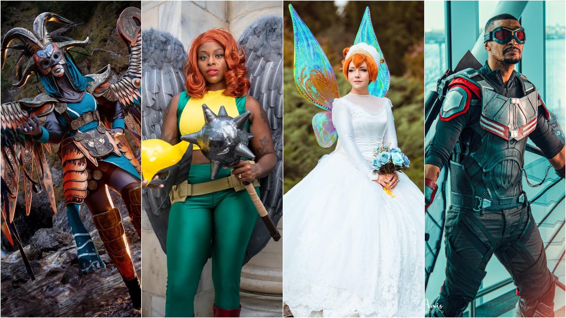 Cosplayers (from left to right): Raahega, DeconstructingCosplay, Misacosplay, and martyokcosplay