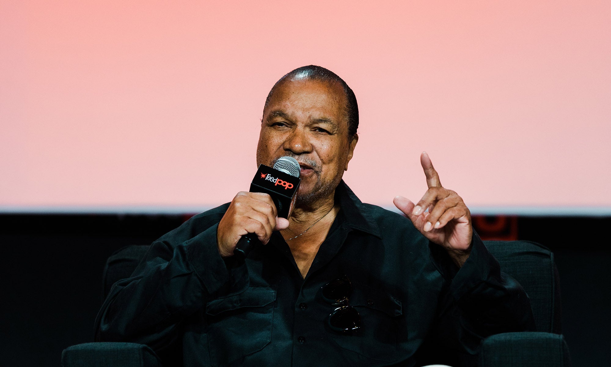 Billy Dee Williams spotlight panel from C2E2 2022