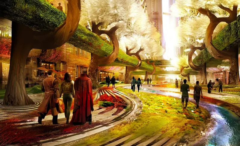 Doctor Strange painted concept art of Earth 838