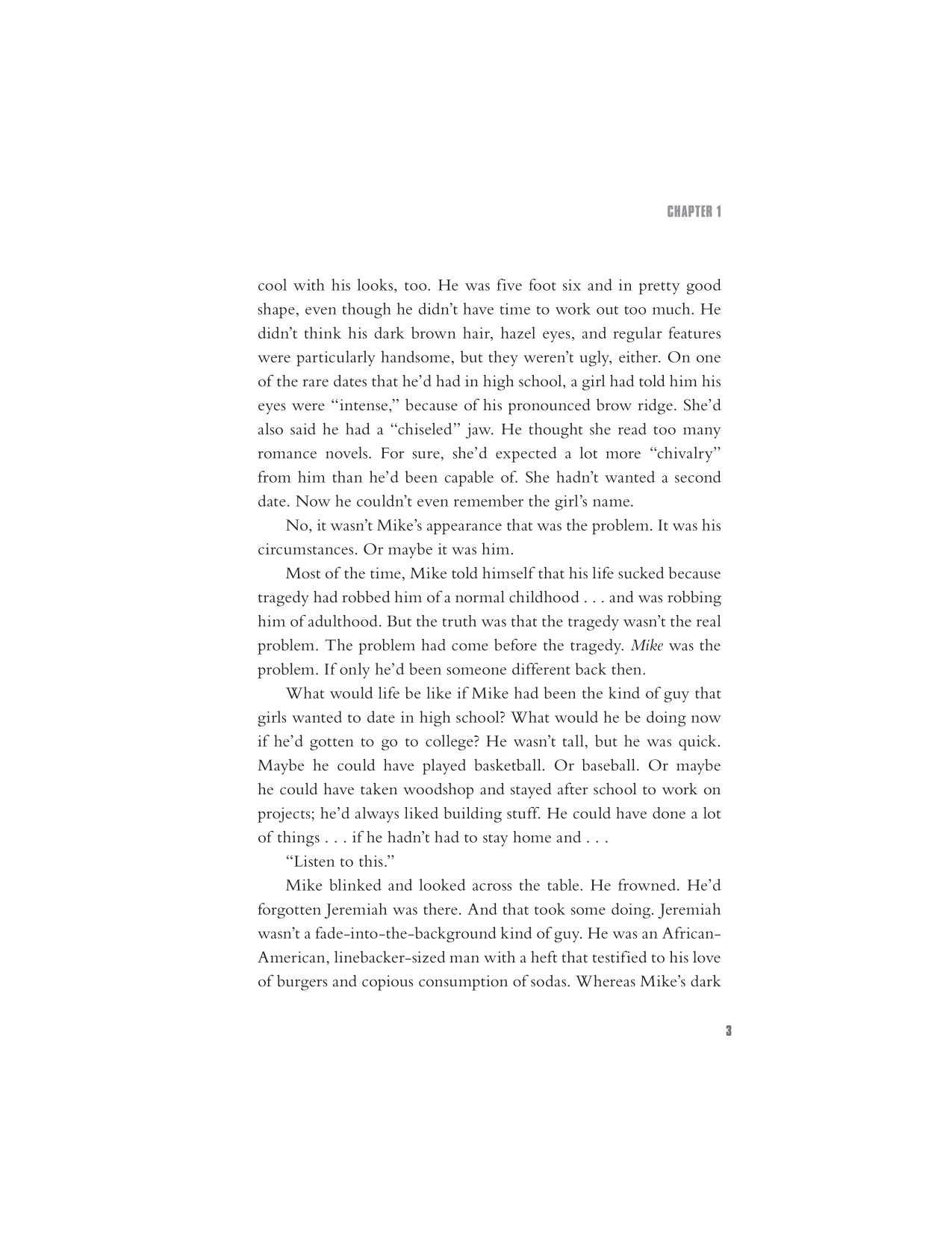 Interior novel page from Five Nights at Freddy's movie novelization