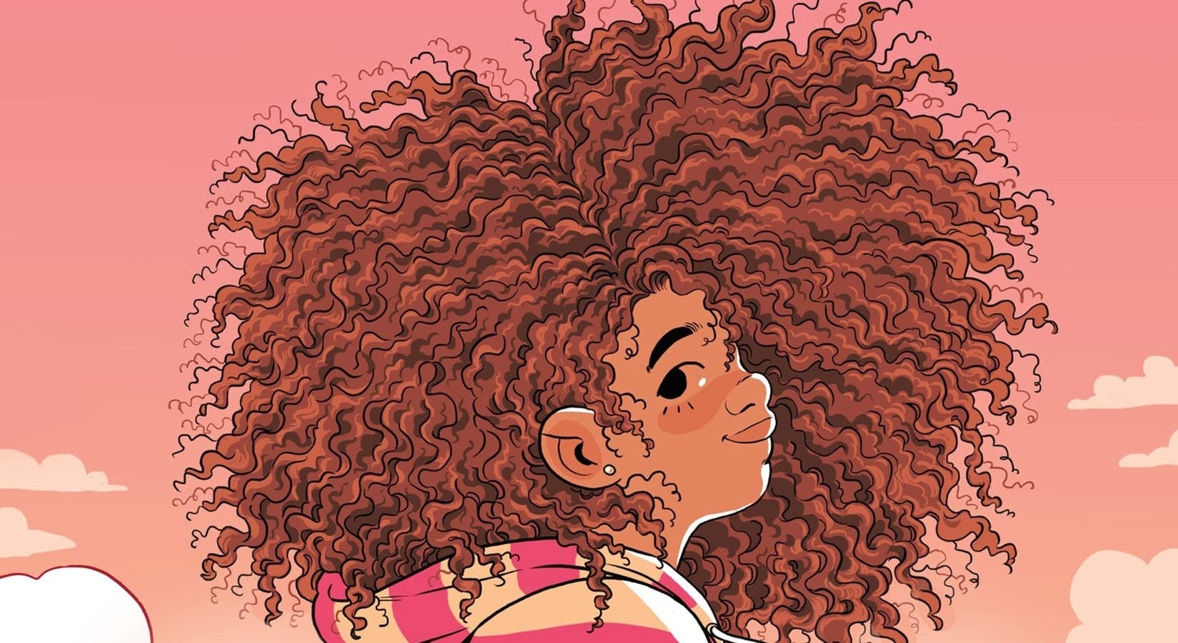 Cropped cover of Frizzy graphic novel