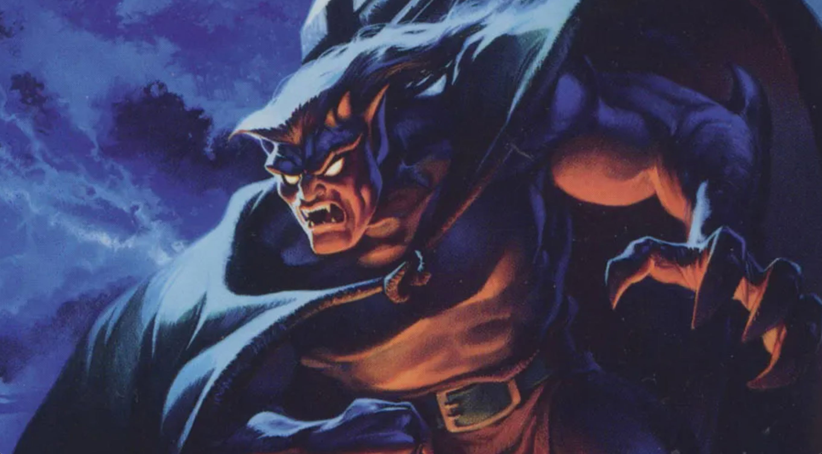 A poster of Goliath from Gargoyles