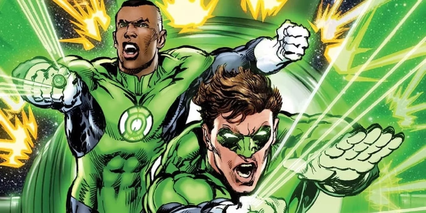 John Stewart and Hal Jordan in action