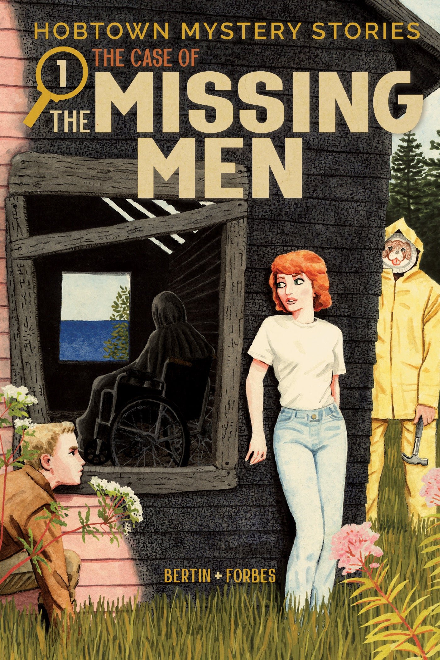 Colored comic pages from Hobtown Mystery Stories
