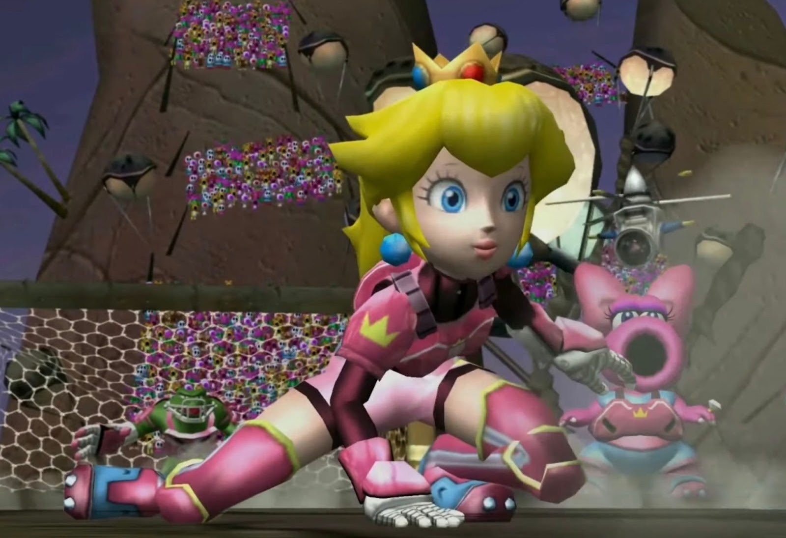 Princess Peach in Super Mario Strikers