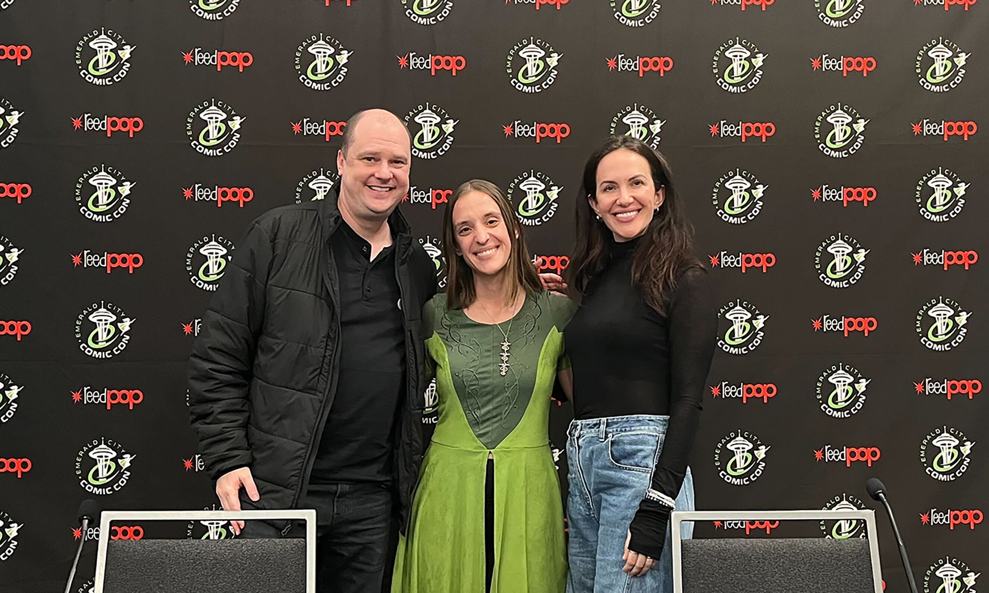 Mike Flanagan, Ashley V. Robinson, and Kate Siegel