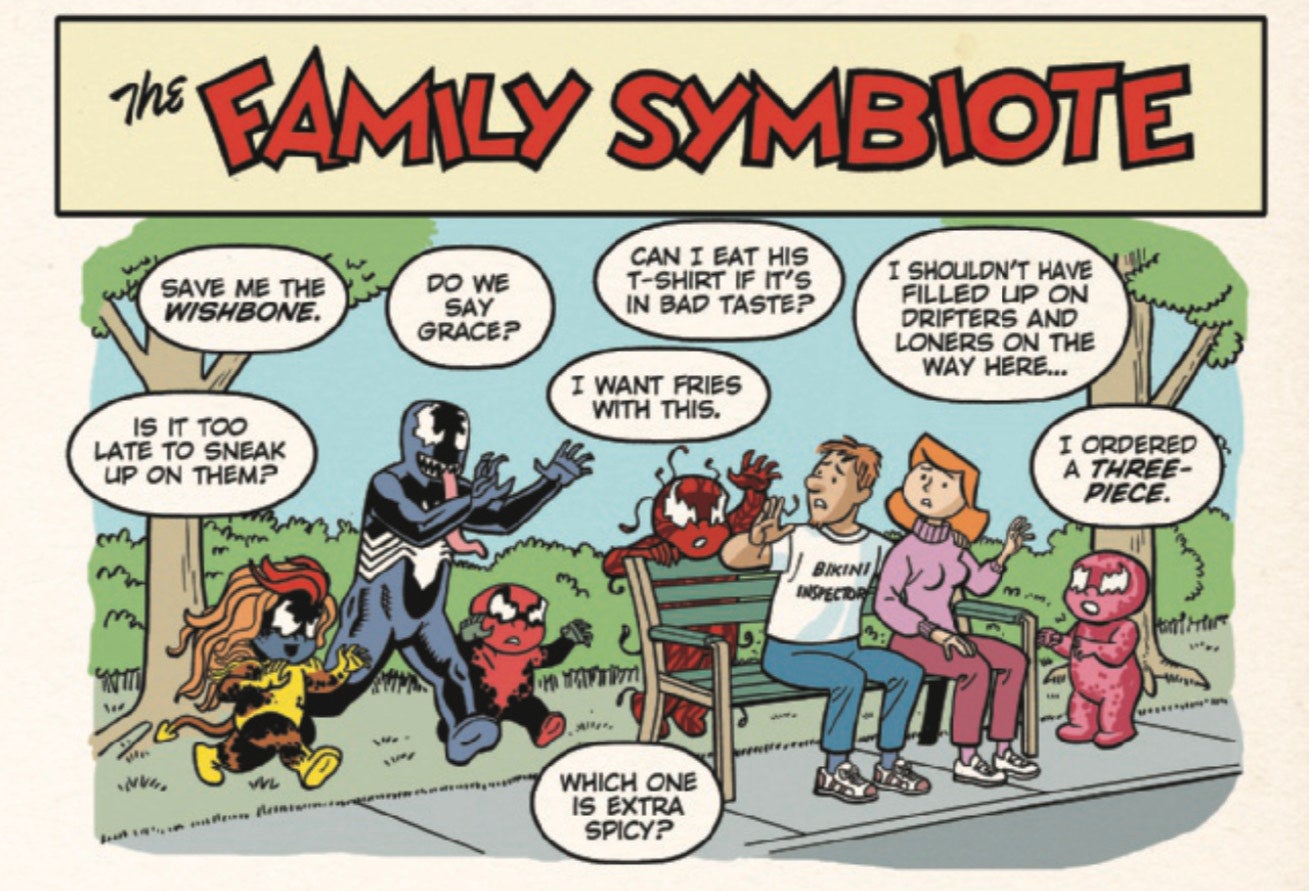 Venom parody of Family Circus