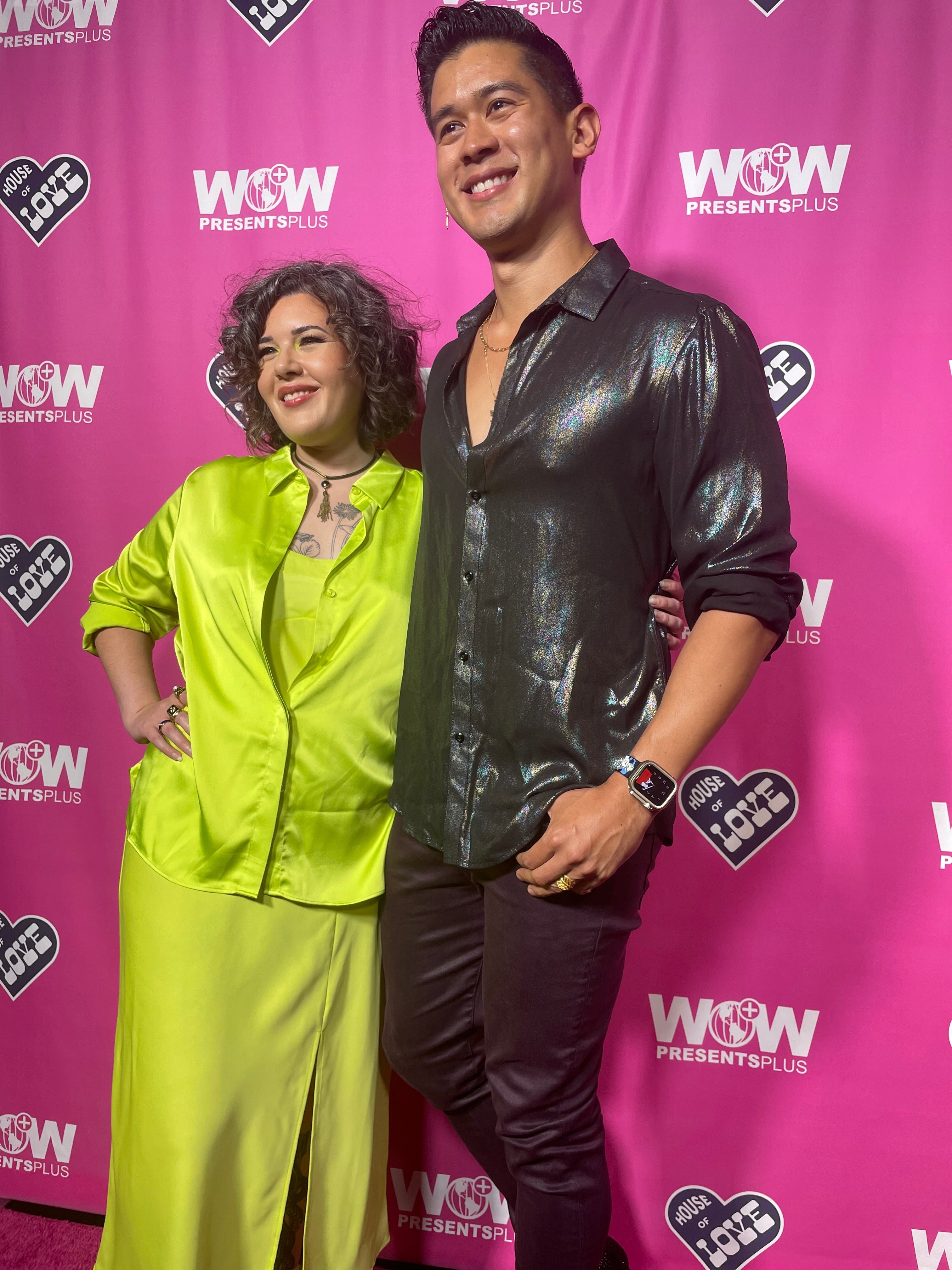 Calix Quan on the pink carpet for RuPaul's Drag Race UK season 5