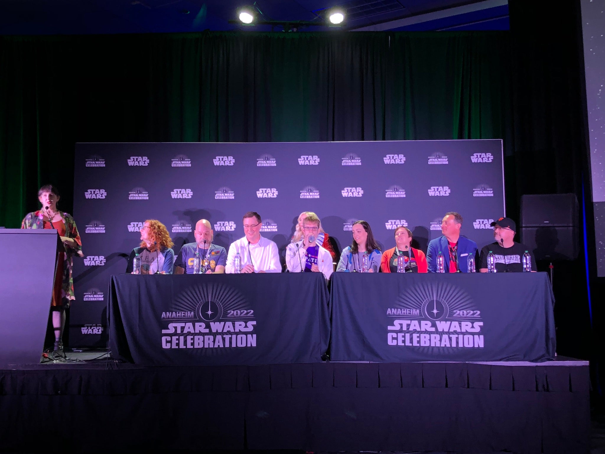 Lucasfilm Publishing panel photograph at Star Wars Celebration 2022