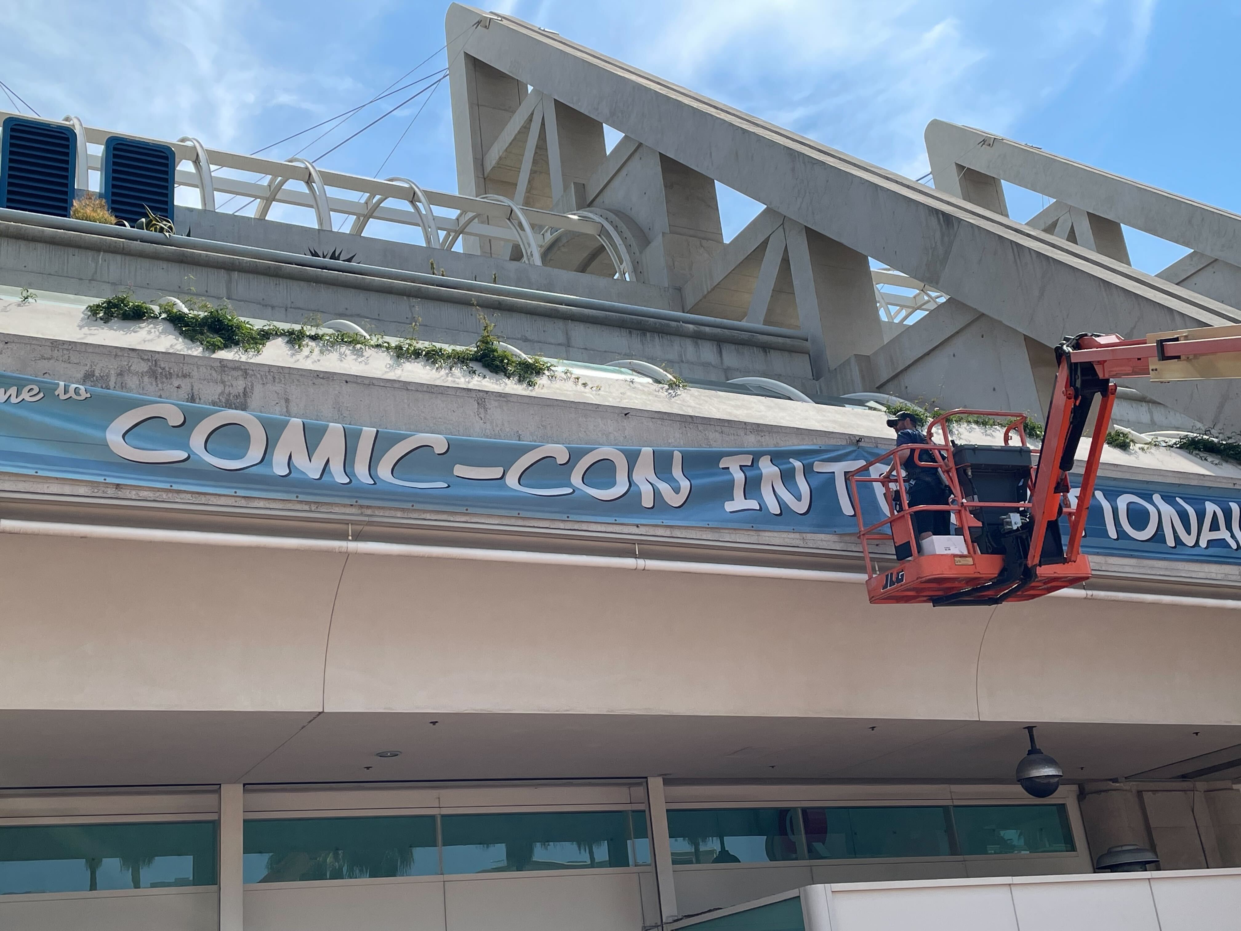 Exterior photographs of downtown San Diego and the San Diego Convention Center