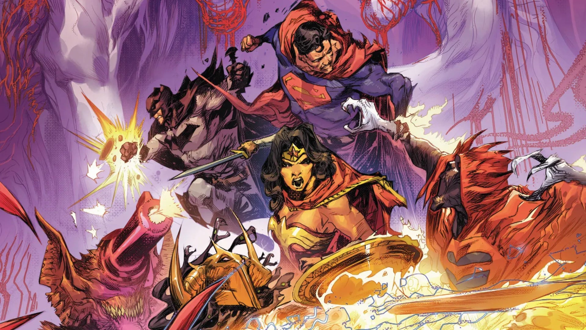 The DC trinity battles their nightmares