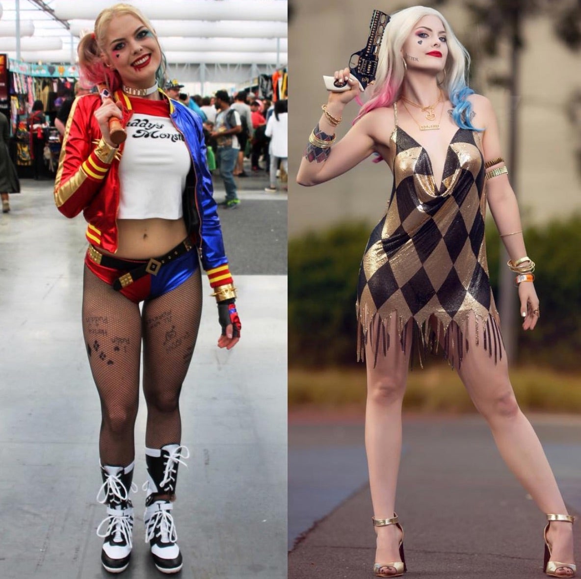 Harley Quin Cosplays