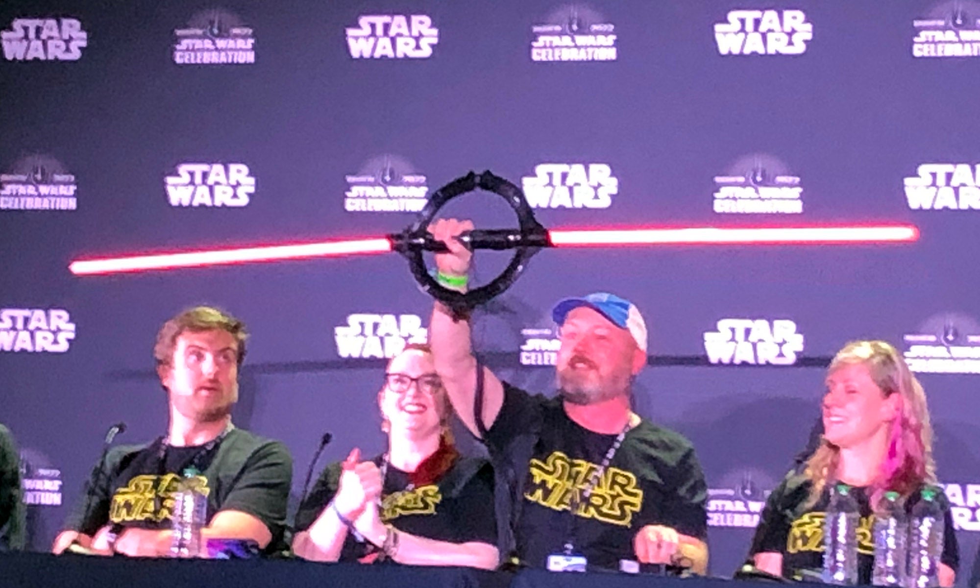 Star Wars Celebration 2022 Hasbro panel photograph