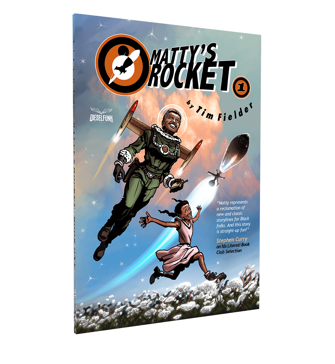 Cover of Matty's Rocket, set at an angle