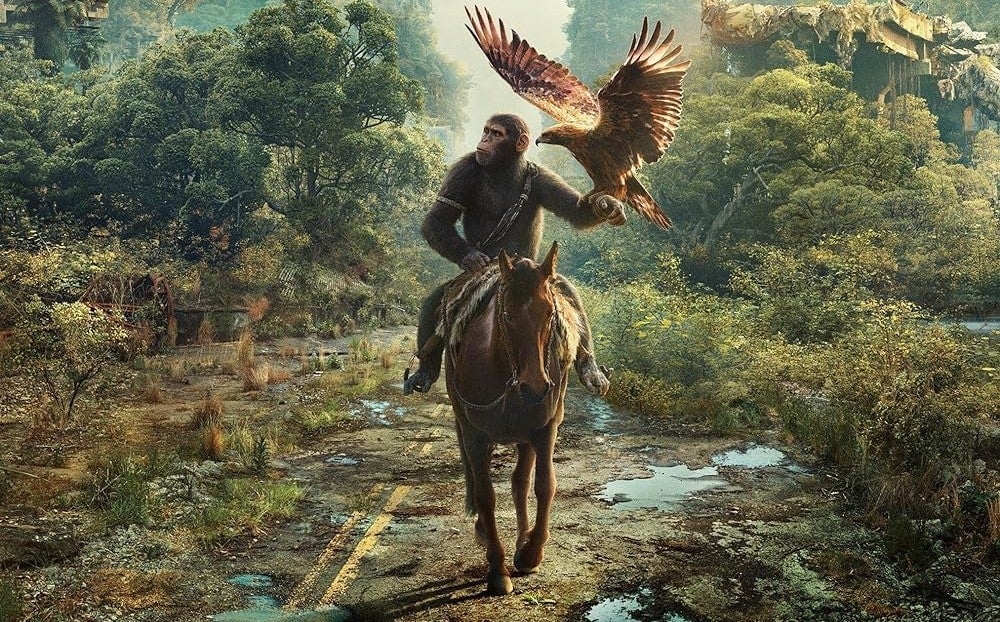 Cropped poster for Kingdom of the Planet of the Apes