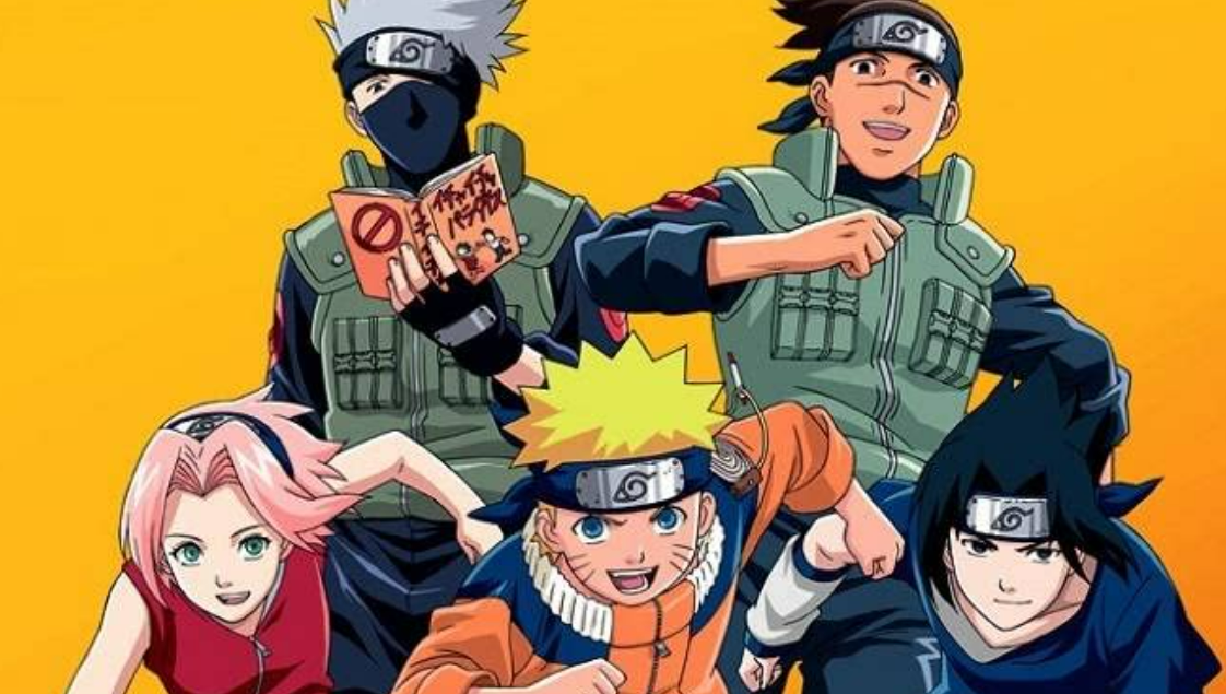 Cropped image of cover of Naruto