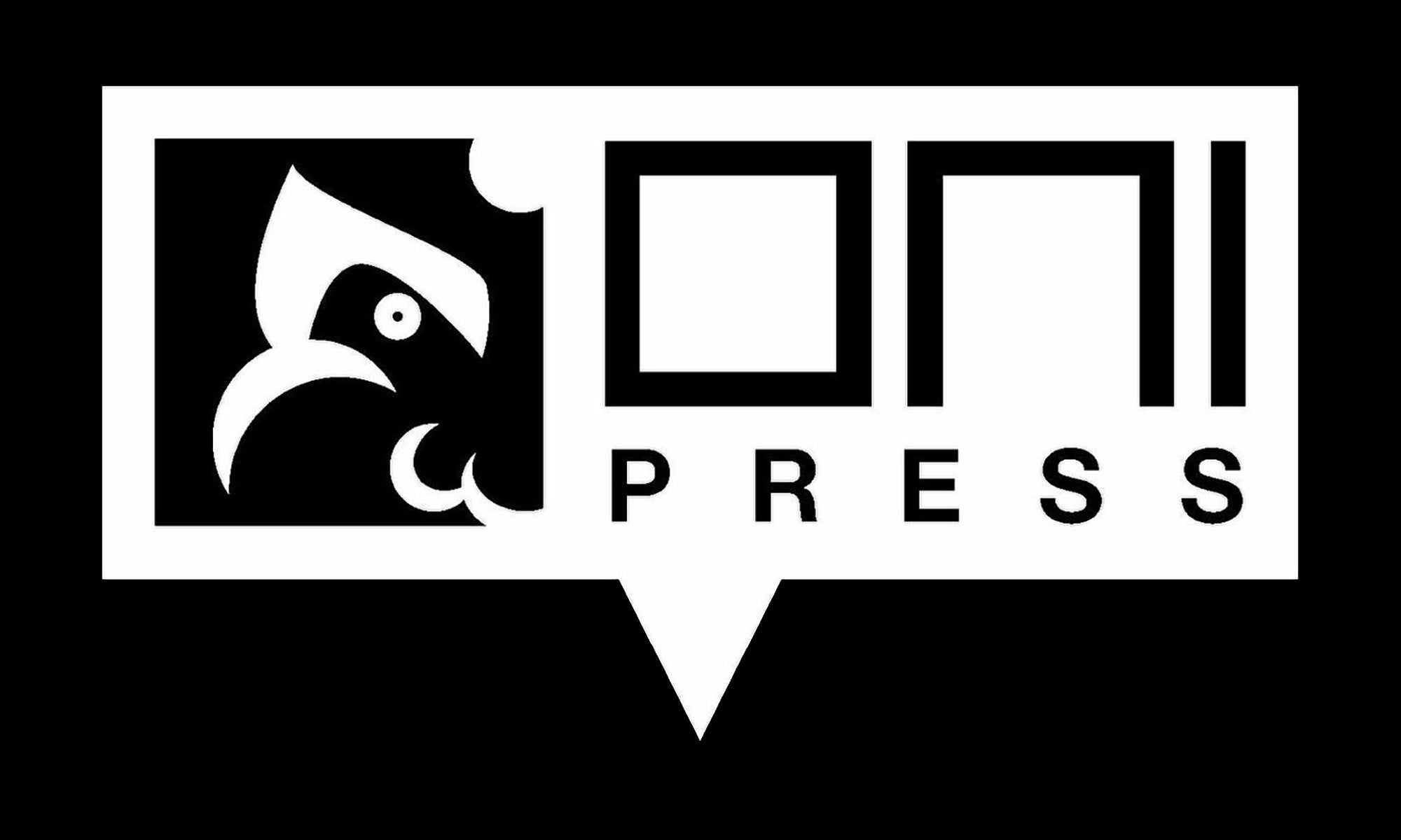 Oni Press logo, reversed