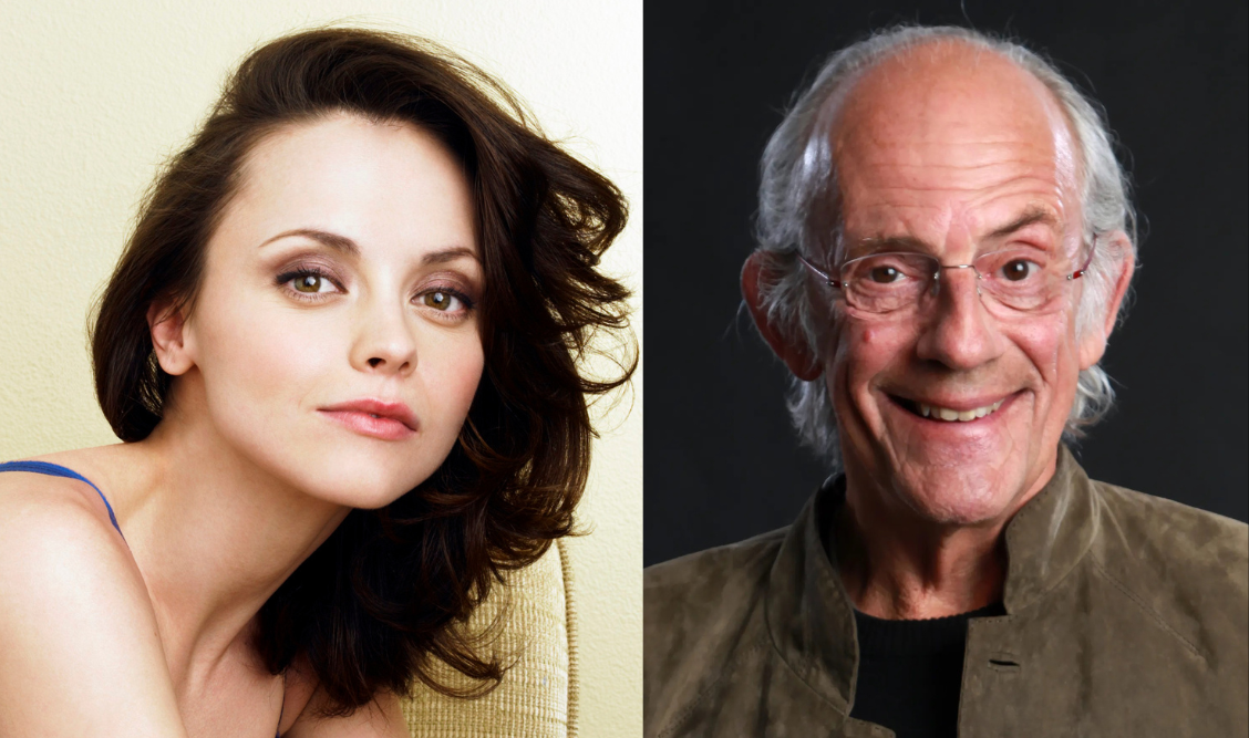 Christina Ricci and Christopher Lloyd