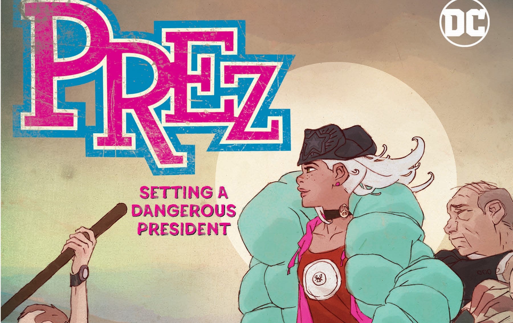 Cropped cover of new Prez graphic novel format