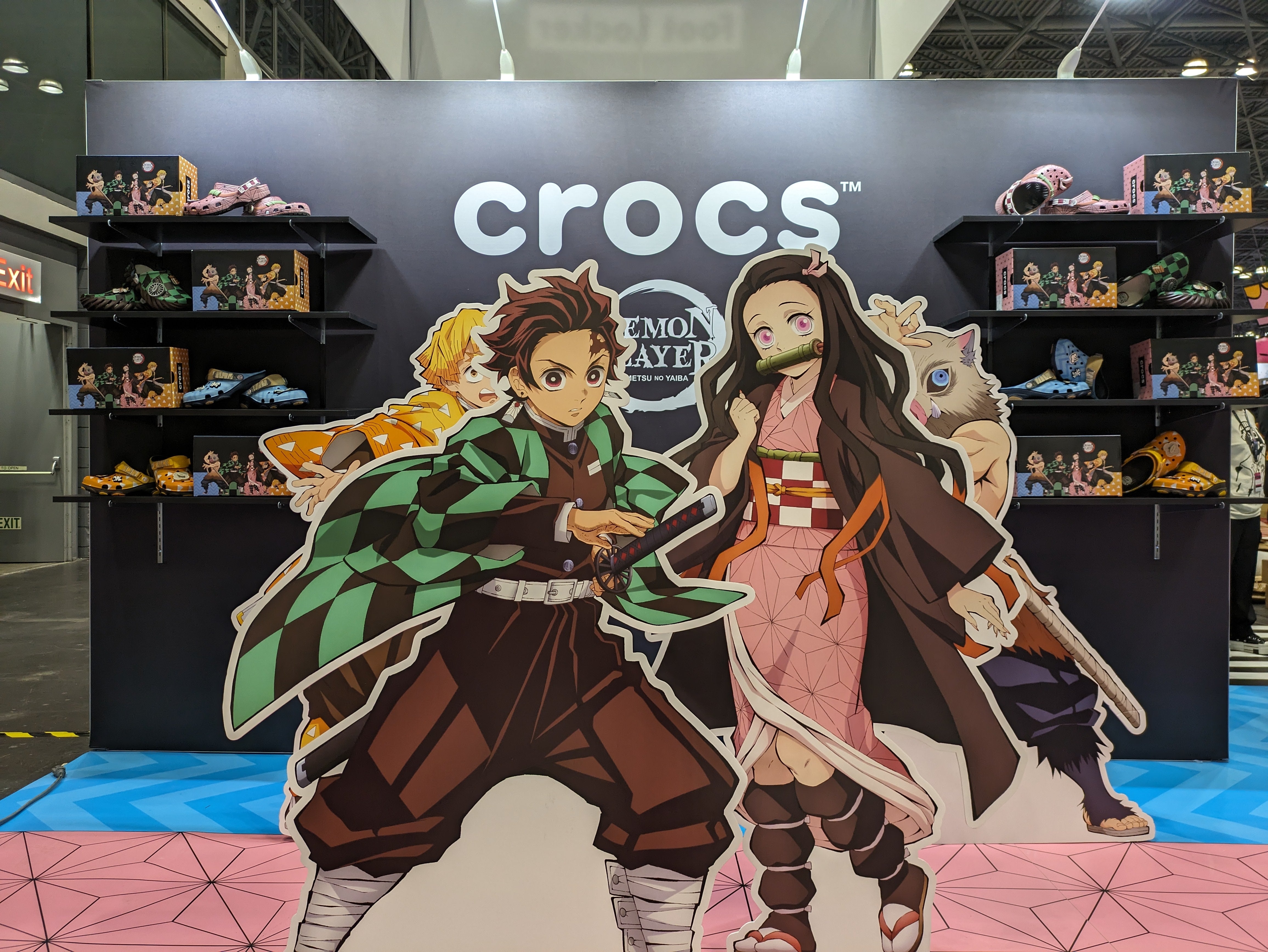 Photo of Demon Slayer Crocs display