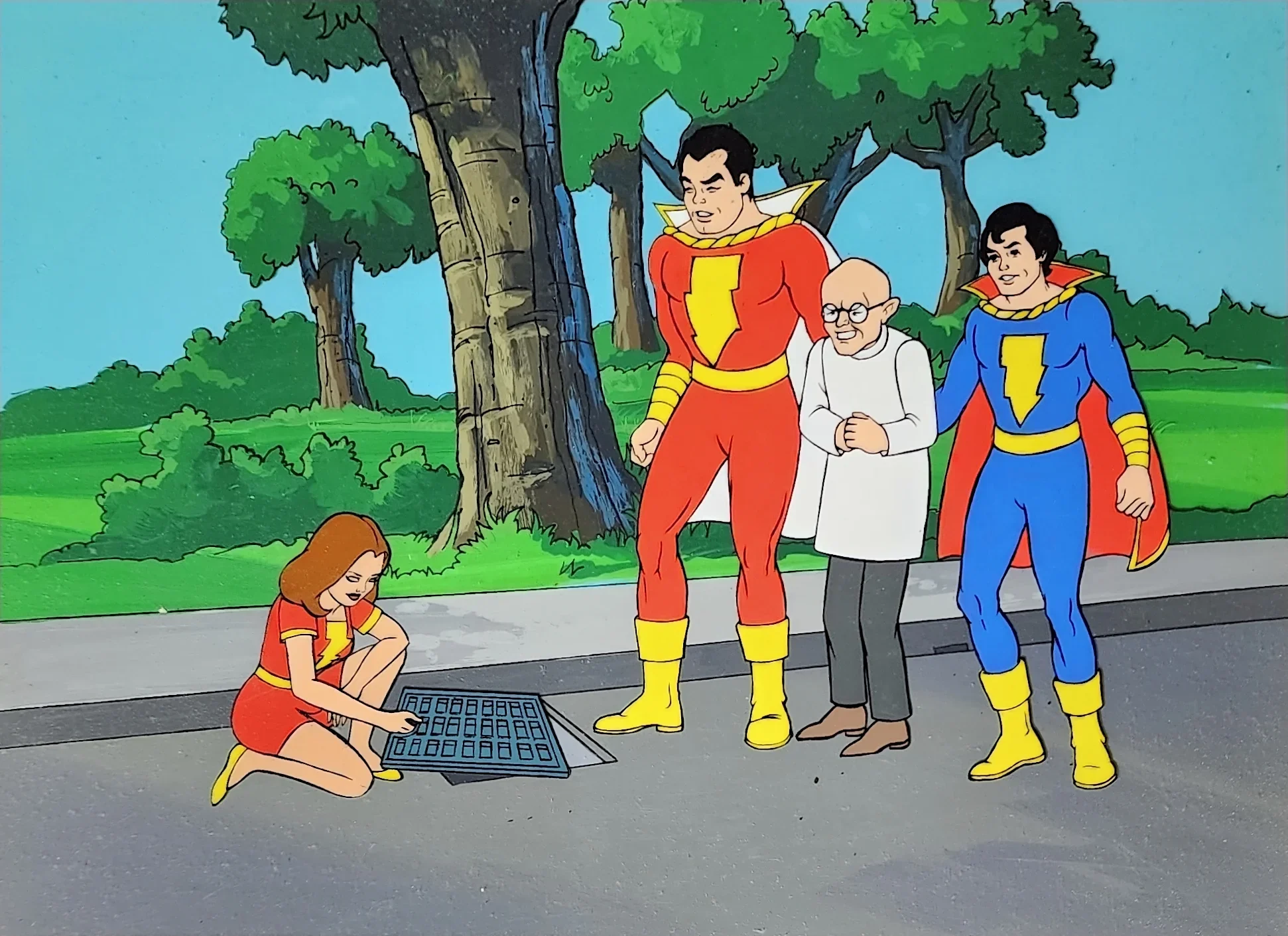 Shazam cartoon