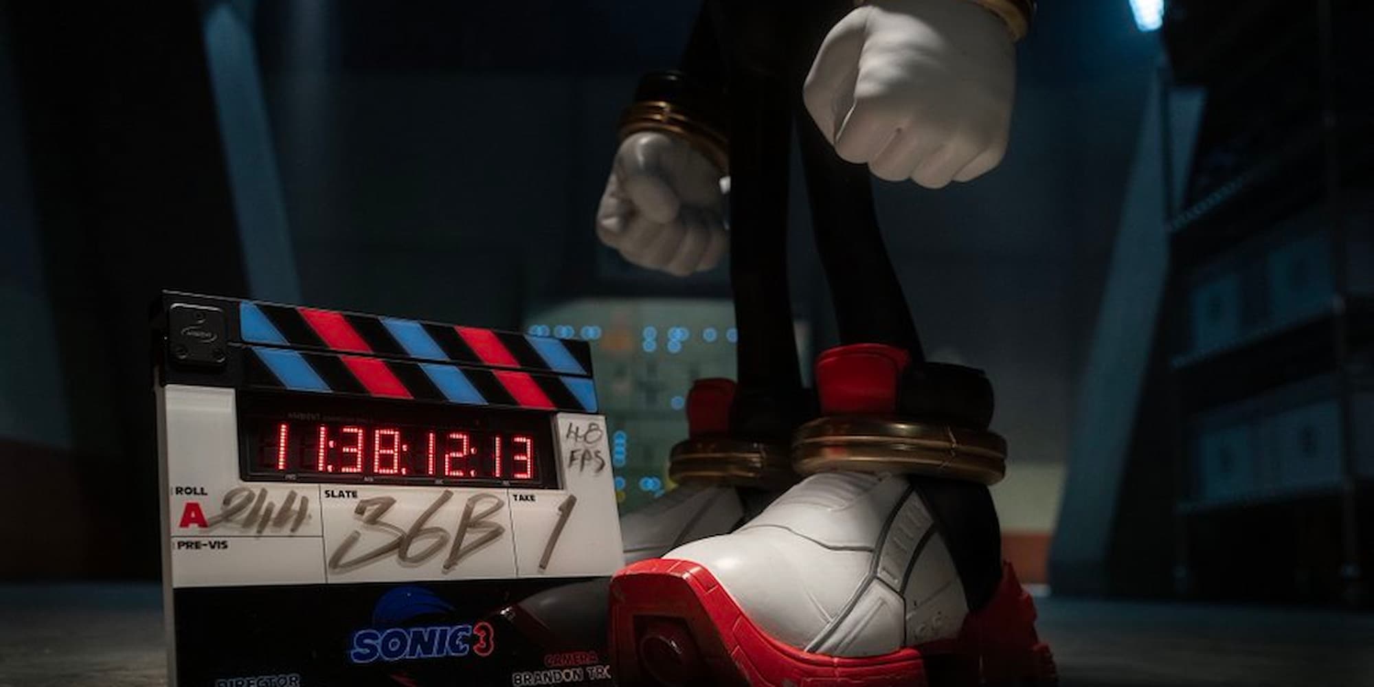 Shadow the Hedgehog's feet in teaser image