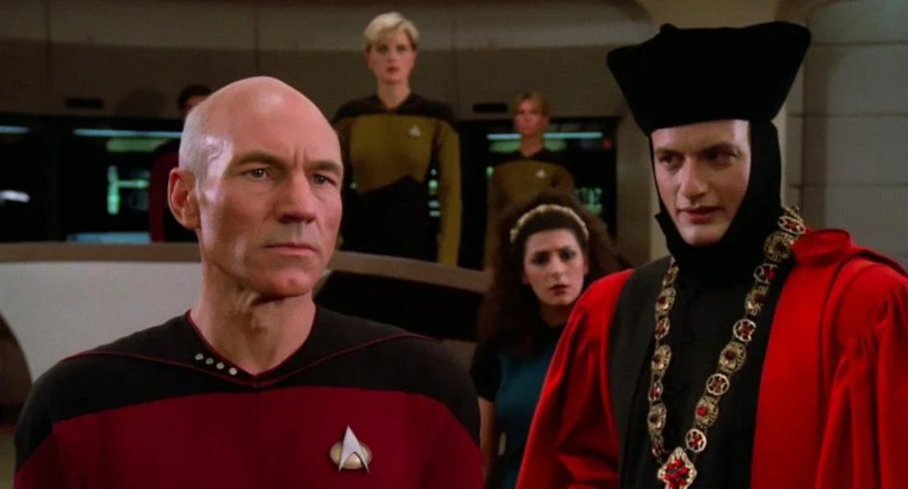 star trek -- picard and q