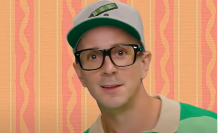 Still from recent Blues Clues video starring Steve Burns