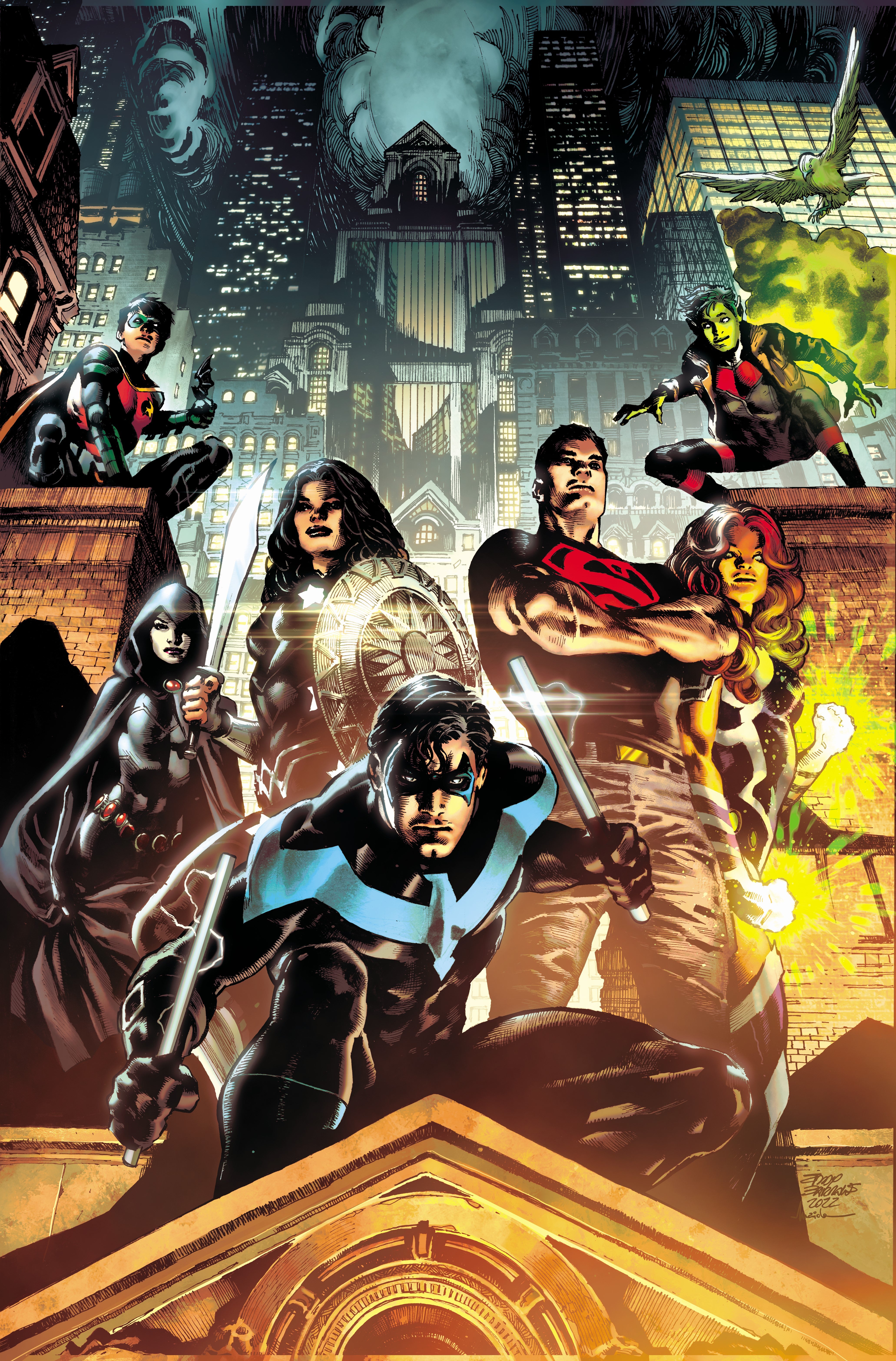 Titans United: Bloodpact #1 cover