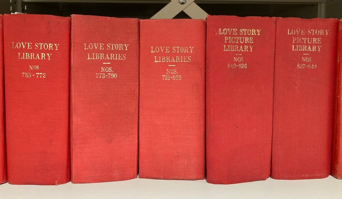 Love Story Library volumes in the Rebellion Vault