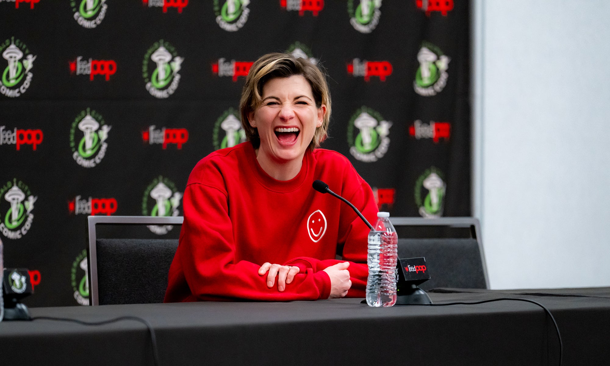 Jodie Whittaker at ECCC 2024 panel