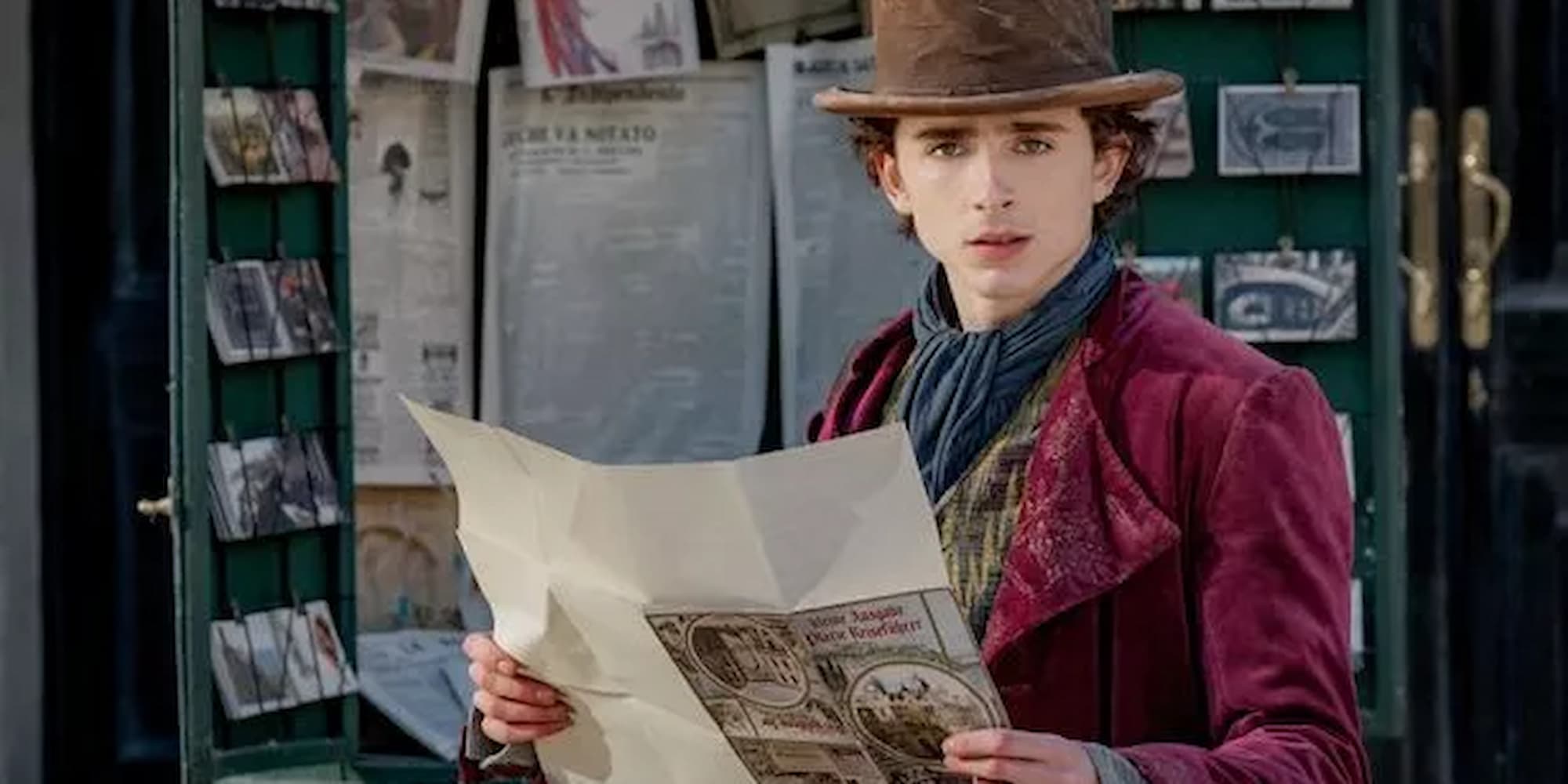 Wonka reading in 2023 Wonka movie