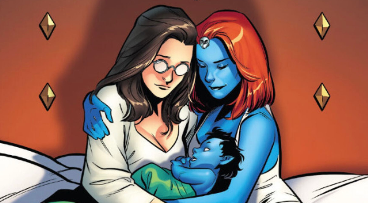 Destiny, Mystique and baby Nightcrawler