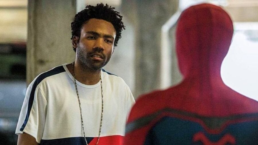 Donald Glover's Aaron Davis speaking to Spider-Man