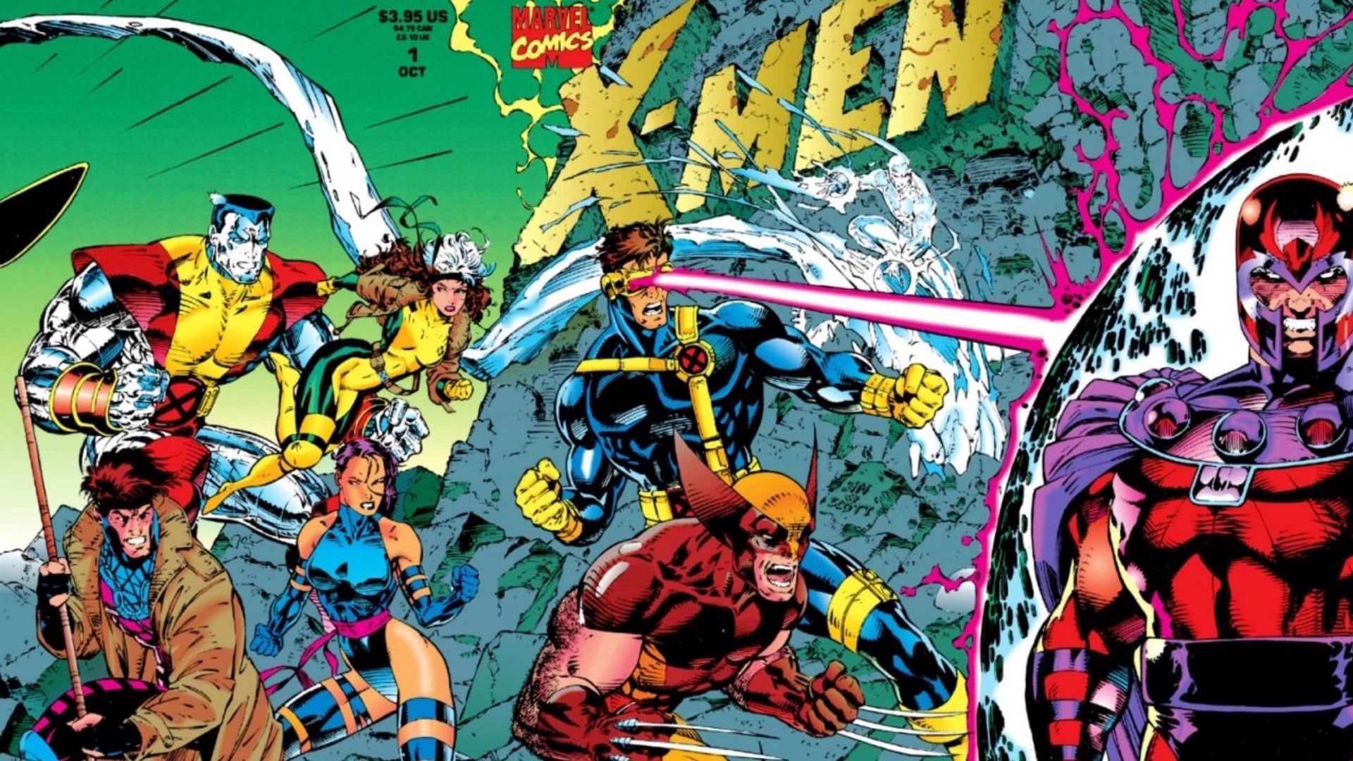 X-Men #1 cover excerpt by Jim Lee