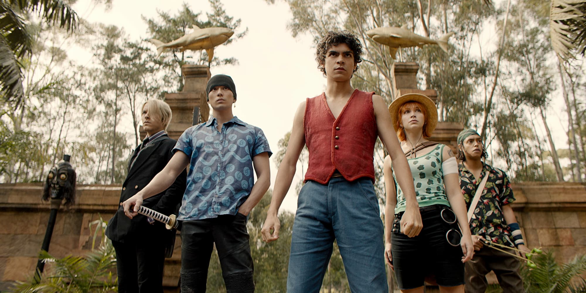 Straw Hat Pirates entering Arlong Park